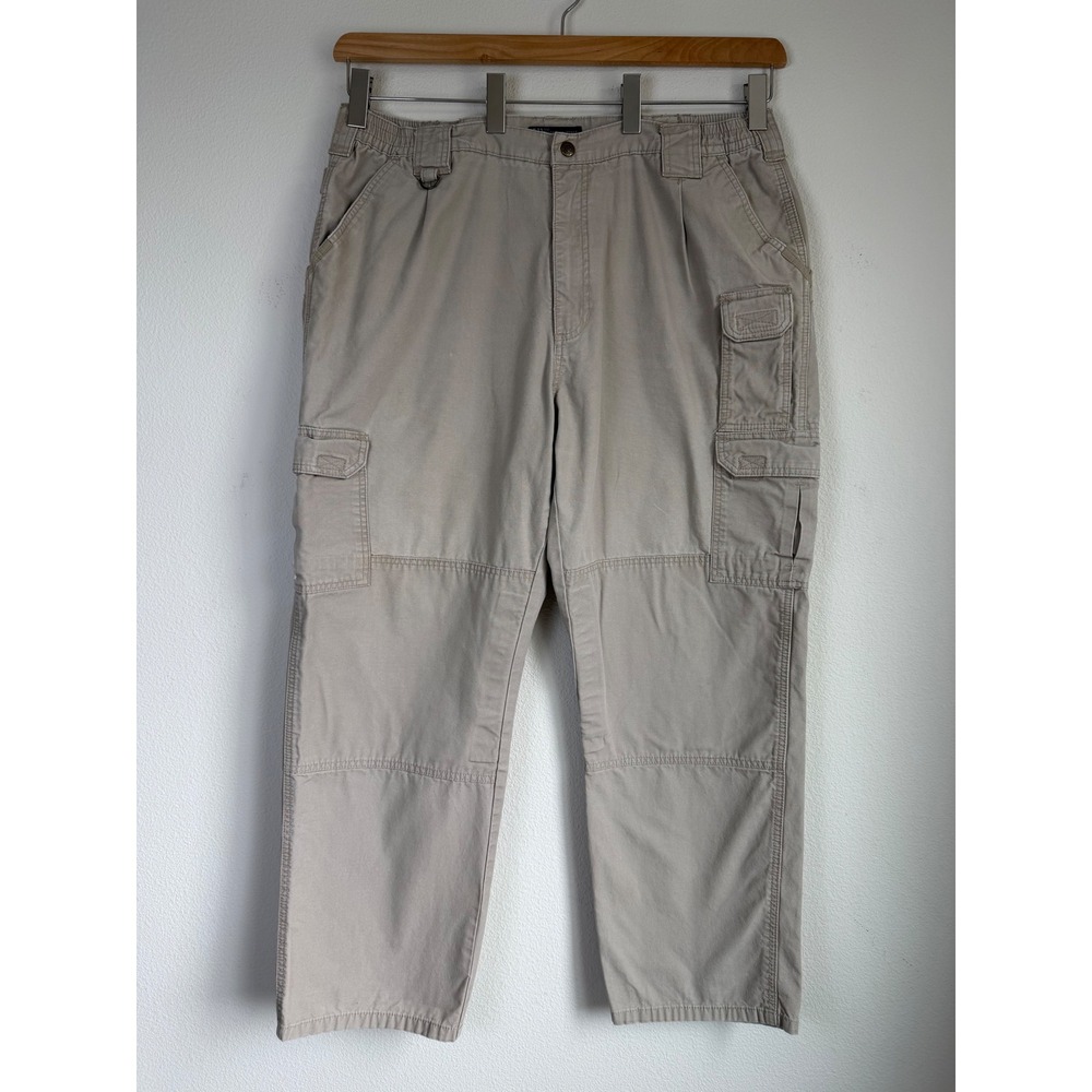 5.11 Tactical Mens Cotton Cargo Pants 74251 40x32 Khaki Tan Utility Workwear